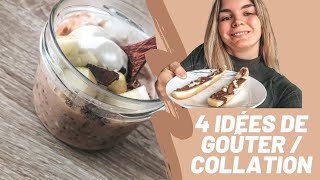 4 idées de goûter Sain Rapide amp Gourmand [upl. by Germaine]