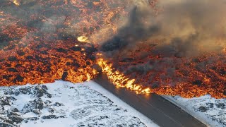 LIslande face à une nouvelle éruption volcanique [upl. by Rufe180]