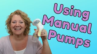 How to use a manual pump Medela [upl. by Kameko]