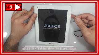 ARCHOS Tablet How To Do Hard Reset [upl. by Oneg138]