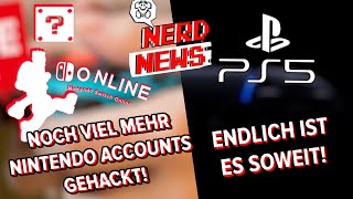 PS5 Produktion startet  Doch mehr gehackte Nintendo Accounts [upl. by Arodoeht]