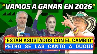 Petro se las cantó a Duque quotVamos a volver a ganar en 2026quot quotEstán asvstad0s con el cambioquot 😄 [upl. by Una]