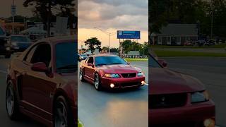 2003 Ford Mustang SVT Cobra engine sound car Drive By Woodward DreamCruise 2024 [upl. by Mensch]