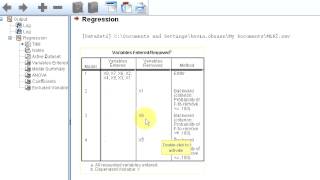 SPSS  Backward Elimination [upl. by Nilo847]