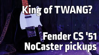 King of Twang or not  Fender Custom Shop 51 Nocaster Pickups in a Fender AVRI 52 Telecaster [upl. by Lezlie]