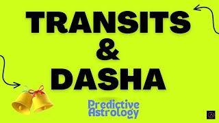 Transits in Astrology  MAJOR EVENTS Marriage Gaining Money Relocation [upl. by Agon]