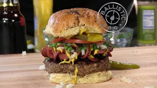 Chicago Dog Burger Recipe How To Make A Chicago Dog Burger [upl. by Enilaf]