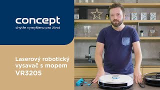 Robotický vysavač s mopem 3 V 1 Concept VR3205  Představení [upl. by Alah236]