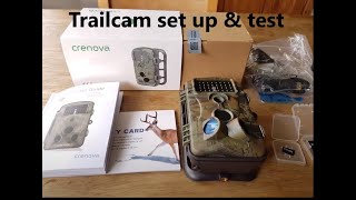 Reviewing Crenova Trail Camera from Amazon [upl. by Avitzur]