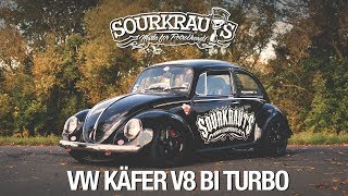 700PS V8 BiTurbo VW Käfer  Sourkrauts  englsub [upl. by Name]