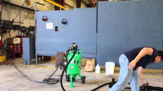 How to Use the DB150 wet blasting machine [upl. by Nelleh]