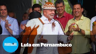 Lula em um minuto visita a Garanhuns cidade natal no agreste de PE [upl. by Netsrik17]