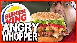 Burger King ANGRY WHOPPER Review  Time to burn your face off [upl. by Akiv]