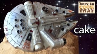 STAR WARS CAKE MILLENNIUM FALCON CHOCOLATE How To Cook That Ann Reardon [upl. by Reinke437]