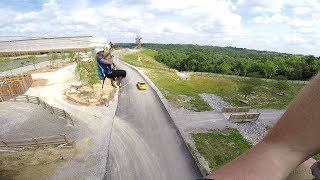 Screaming Eagle Aerial Adventures Zipline tours at the ARK Encounter Williamsburg KY Zipline 1 [upl. by Cleopatre]