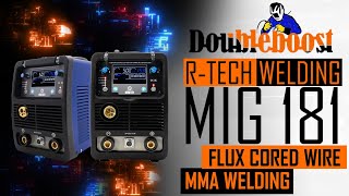 RTech MIG181 Digital MIG Welder Review Part 2 Flux core amp MMA Welding [upl. by Celeste251]