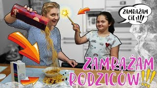 ZAMRAŻAM RODZICÓW 😱 FREEZE CHALLENGE [upl. by Dryden]