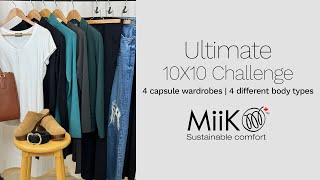 Ultimate 10x10 challenge  4 capsule wardrobes 4 different body types – How to do MORE with LESS [upl. by Sivie526]