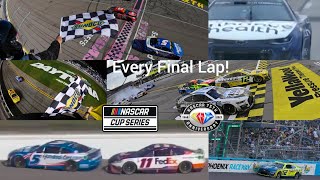 Every Final Lap Of The NASCAR Cup Series 2023 Season [upl. by Onida]