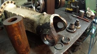 Forklift Axle Housing Repair [upl. by Bradly521]