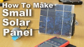 How To Make Small Solar Panel [upl. by Belak]