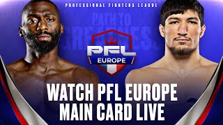 PFL Europe Main Card Live Stream US Only [upl. by Eleirbag359]