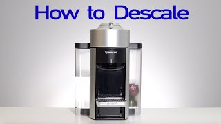 How to Descale Nespresso Machine [upl. by Enalb]