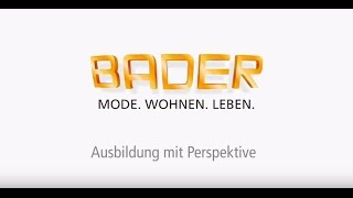 BADER Ausbildung mit Perspektive [upl. by Niajneb]