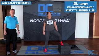 Elevated Lateral Squats on DC Blocks [upl. by Nelon]