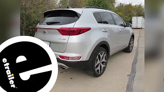 etrailer  Trailer Hitch Installation  2018 Kia Sportage  Curt [upl. by Aihtyc]