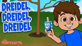 Dreidel Dreidel Dreidel with Lyrics  Hanukkah Childrens Song by The Learning Station [upl. by Anitsyrc]