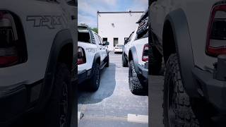 TRX 🆚 Power Wagon ramtrx ram1500trx ram2500 rampowerwagon ramtrucks ram dodgeram ram1500 [upl. by Aniloj]