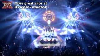 One Direction sing Chasing Cars  The X Factor Live SemiFinal  itvcomxfactor [upl. by Athena]