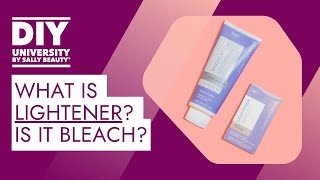 What Is A Hair Lightener And How Does It Work  DIY University by Sally Beauty [upl. by Lerraj]