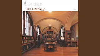 Solesmes 1930 Chant dentrée quotRequiem aeternamquot [upl. by Neeoma639]