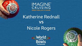 World Indoor Bowls Championship 2024 Katherine Rednall vs Nicole Rogers  Day 13 Match 3 [upl. by Saleem]