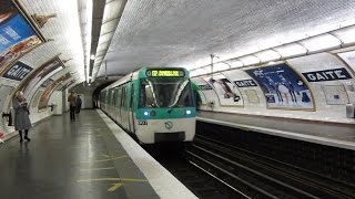 Paris MF77 Métro 13  Gaîté Joséphine Baker [upl. by Etnoid]