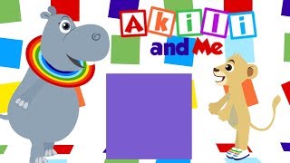 Square Song  Learn shapes with Akili and Me  African educational cartoon [upl. by Roehm]