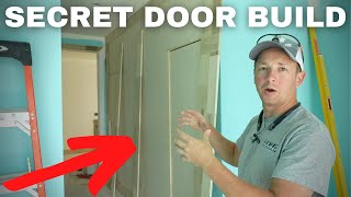 The Secrets to Designing Secret Doors Hidden Door In Wainscoting With Pivot Hardware Part 1 of 2 [upl. by Atirres]