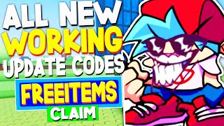 NEW ALL WORKING CODES in UNTITLED FNF ANIMATIONS CODES ROBLOX [upl. by Korey315]