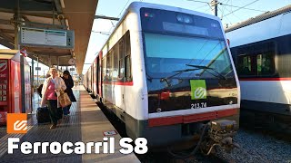 S8  Ferrocarrils de la Generalitat  Ruta Completa [upl. by Garwin]