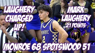 Monroe 68 Spotswood 51  Boys Basketball highlights [upl. by Trude]