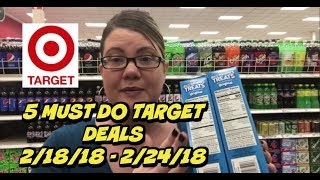 5 MUST DO TARGET DEALS 218  224  Bonus diaper amp baby food deals [upl. by Reyem160]