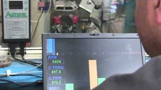 Small Block Chevy 355 dyno 604 HP  Hercules Competition Engines [upl. by Namrej606]