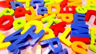 Magnetic Capital Letters ABC Toys Alphabet for Toddlers Abcdefghijklmnopqrstuvwxyz [upl. by Notyarb]