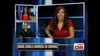 Maria CanalsBarrera CNN Live quotShowbiz Tonightquot [upl. by Atnauq40]