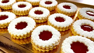 LA MEILLEURE RECETTE DE SABLÉS À LA CONFITURE [upl. by Aitret]