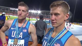 IAAFBTC World Relays Bahamas 2017  4X800m Men Team USA Gold [upl. by Mongeau73]