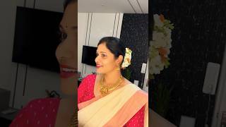 GRWM in set mundu for ONAM 🪔🌸viralshorts shorts grwm onam trending saree celebration [upl. by Aicenav]