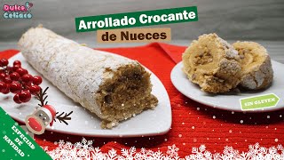 Arrollado Crocante de nueces sin gluten [upl. by Figueroa624]